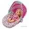 509 Crew Baby Alive Pink and Rainbow Deluxe Doll Car Seat